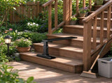Folding Leveler for Stairs & Uneven Ground, 23.4" x 11.418" Support Surface Steel Stair 99227335