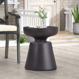 Outdoor LightWeight Concrete Side Table 73454.00