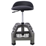 Pneumatic 360 Degree Swivel Mechanics Rolling Creeper Seat, Heavy Duty Rolling Mechanics W46590155