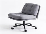 Criss Cross Leg Gaming Office Chair, Height Adjustable & Rocking Function, 360&deg Swivel, Dual Use 75017806
