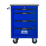 4 Drawers Multifunctional Tool Cart with Wheels,Metal Rolling Tool Cart Storage for Garage Workshop W1102P298224