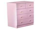 Macaron powder, particleboard with melamine veneer, 66*40*91cm, 32 drawer cabinet, matte gold 03838176