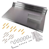 Range Backsplash Shelf 36 x30.7 Inch Range Hood Wall Shield for Range Hood Stainless Backsplash 57281407