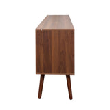 TV Stand Use in Living Room Furniture with 1 storage and 3 shelves Cabinet W331P247814