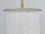 12" Brushed Gold Bathroom Luxury shower head,High Pressure Rain Shower Head, Ultra-Thin Showerhead 99151914