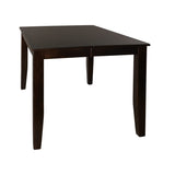 ZNTS Casual Dining Warm Merlot Finish 1pc Counter Height Table with Self-Storing Extension Leaf Strong B01153765