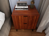 Wooden Nightstand with 2 Drawers W2139P306392