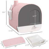 ZNTS Fully Enclosed Cat Litter Box/Cat Litter Box 29008748