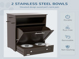 Pet Feeder Station Storage Cabinet 13927216