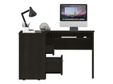 Raleigh L-Shaped Desk, Two Drawers, One Shelf, CPU Storage B128P148969