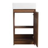 18 Inch Freestanding Bathroom Vanity With Single Sink, Soft Closing Doors, Suitable For Small W99966401