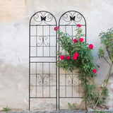 4 Pack Metal Garden Trellis 71" x 19.7" Rustproof Trellis for Climbing Plants Outdoor Flower Support W1586P266862