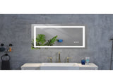 40x28 Inch LED Bathroom Mirror with Frontlit and Backlit, Wall Mounted Vanity Mirror with Smart 64246529