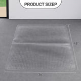 Frosted 2.2 Double-Fold PVC Floor Mat, 90x120cm , Rectangular Non-Slip Design 69151849