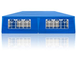 10'x20' Outdoor Party Tent with 6 Removable Sidewalls, Waterproof Canopy Patio Wedding Gazebo, Blue 53823303