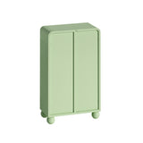45.28" H Cabinet, Bathroom Floor Cabinet with Glass Door and Shelves, Freestanding Display W757P205952