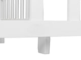 Wooden Baby Toddler Bed Children Bedroom Furniture with Safety Guardrails White 73507960