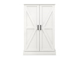 50" LED Kitchen Pantry Cabinet,Freestanding Buffet Cupboards Sideboard with 2 Doors with Racks and 2 W1120127335