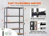 Storage Shelving Unit Garage Storage Rack 5-Tier Adjustable 2000 lbs Load 80409668