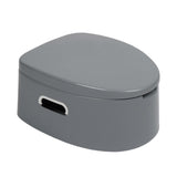 ZNTS Portable Toilet with Non-slip Mat Grey 56598783