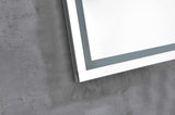 LED Bathroom Mirror 40 "x 26" with Front and Backlight, Large Dimmable Wall Mirrors with Anti-Fog, W928P177827