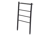 Freestanding Acacia Wood Towel Ladder, 4 Tiers, Black 41215623