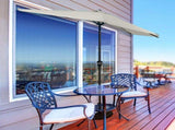 9ft Half Umbrella for Balcony, Porch, or Deck, Tan 77867935