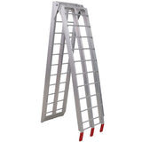 7.5FT Aluminum Loading Ramps, 1500 Lbs Capacity per pair, With safety straps, Motorcycle Ramp, ATV W465P144506