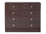 Modern Simple 5-Drawer Dresser Brown 58476495