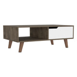 ZNTS Oslo Coffee Table 2.0, One Drawer, Four Legs B070P188811