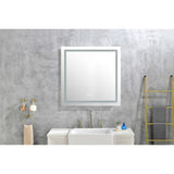 ZNTS 36x36 Inch LED Bathroom Mirror with Frontlit and Backlit, Wall Mounted Vanity Mirror with Smart 70066575