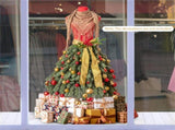 5 FT Pre-lit Mannequin Artificial Christmas Tree Dress Form 99641371