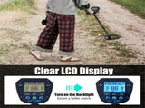 Black Metal Detector, IP67 Waterproof Coil & 4 Detection Modes, 10" Max Detection Depth 65329474