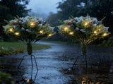 Lifelike Artificial Christmas Tree with 8 Lighting Modes, 50 Warm LEDs, Auto Timer & IP44 17801308