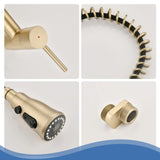 3 Functions Wall Mounted Bridge Kitchen Faucet W122564077