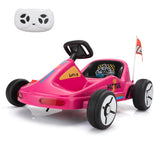 12V Kids Ride On Go Kart, Electric 4-Wheeler Car with Remote Control, Cushioned Seat, LED Lights, W2181P201029