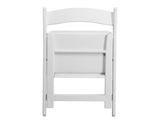 4 Pack Folding Chairs, Resin Chairs with Padded Seat, Comfortable Event Chairs 14756712