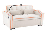 1 versatile foldable sofa bed in 3 lengths, modern sofa sofa sofa velvet pull-out bed, adjustable 58380757