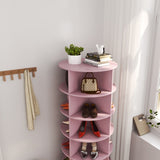 Pink 360 Rotating shoe cabinet 6 layers W1320140917