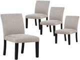 Dinings Only, Wooden Dinings Set of 4, Kitchen with Padded Seat, Upholstered Side W1998P375155