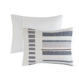 Full/Queen 3 Piece Cotton Printed Duvet Cover Set w/ trims B03596495