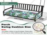 Outdoor Bench Cushion, 63 20 4 Inch, Tufted Waterproof Swing Cushion with Ties, for Patio Bench 50597367