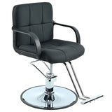 ZNTS Barber Chair,Salon Chair for Hair Stylist,Stylist Chair with Heavy Duty Pump Adjustable WF318034BAA