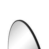 ZNTS Wall Mirror 39 Inch Black Circular Mirror Metal Framed Mirror Round Vanity Mirror Dressing Mirror, 45309848