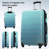 Hardshell Luggage Sets 3 Piece Gradient Color Expandable Suitcase with Spinner Wheels and TSA Lock N732P184448M