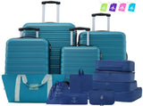 Hardshell Luggage Sets 4 pcs Bag Spinner Suitcase with TSA Lock Lightweight-16