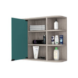 Valdez Medicine Cabinet With Six Shelves, Mirror Cabinet B128P148819