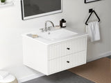 24'' Bathroom with Sink Set, Floating Bathroom Storage Cabinet with Doors and Drawers, Modern 40241163