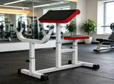 Heavy-Duty Red Vertical Leg Press Machine with Adjustable Leg, Back & Head Positions, 1" Standard 71365973