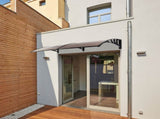 200 x 100 Household Application Door & Window Rain Cover Eaves Canopy Brown & 44640601